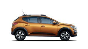 Un véhicule Dacia de modèle Sandero Stepway.