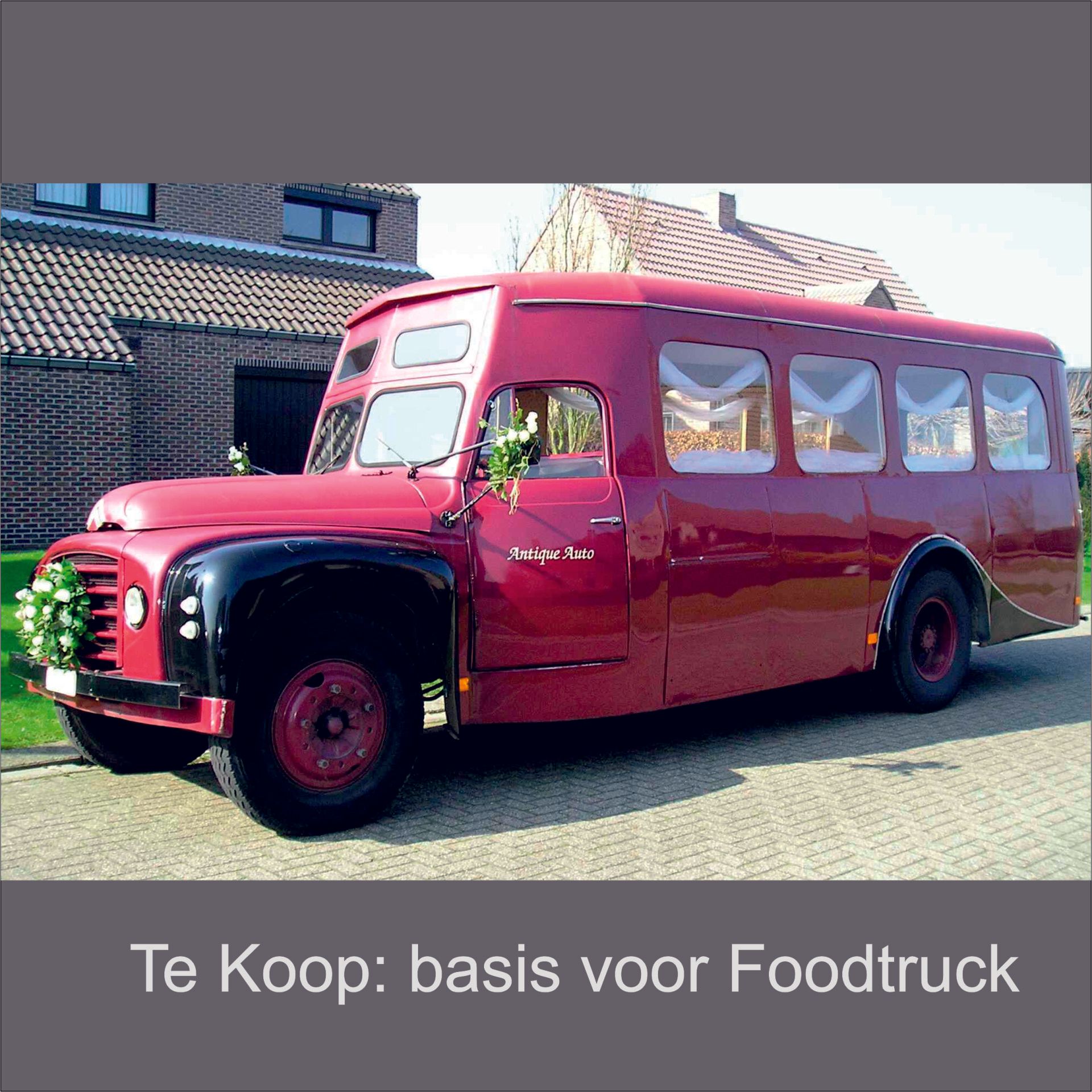 Basis voor foodtruck
