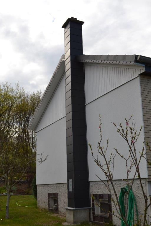 lange Schornstein am Haus