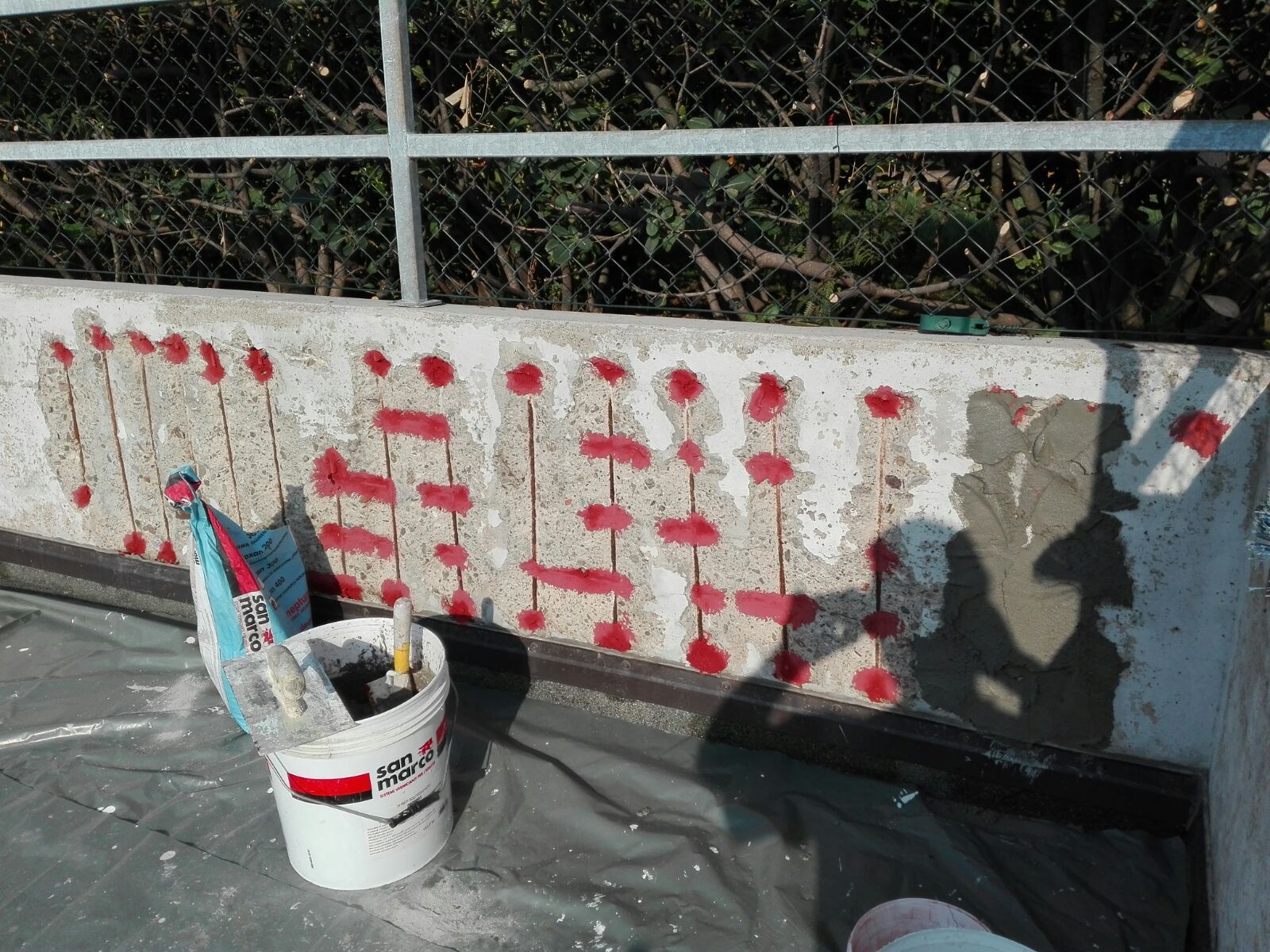 Risanamento con pittura