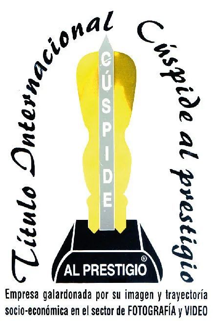 Un logotipo para una empresa llamada Cuspide al Prestigio.