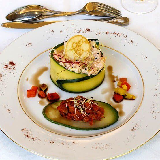 Entrée aux courgettes