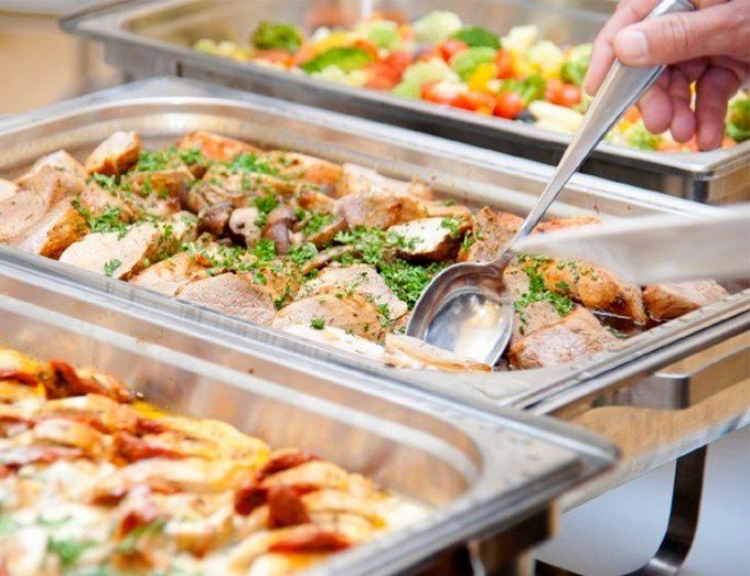 Composition de buffet chaud