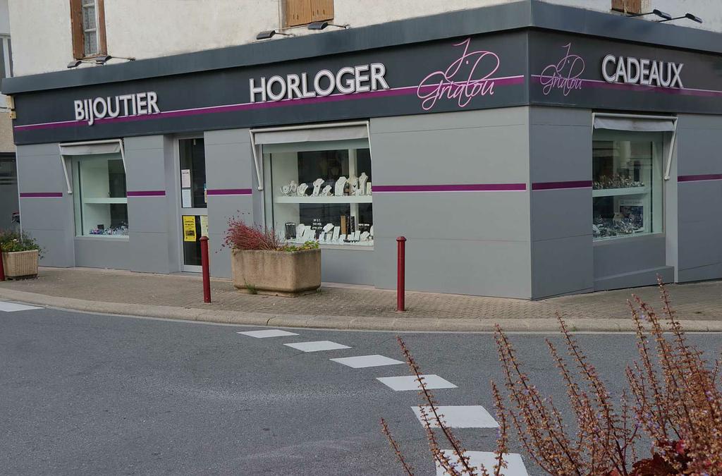 Devanture de la boutique