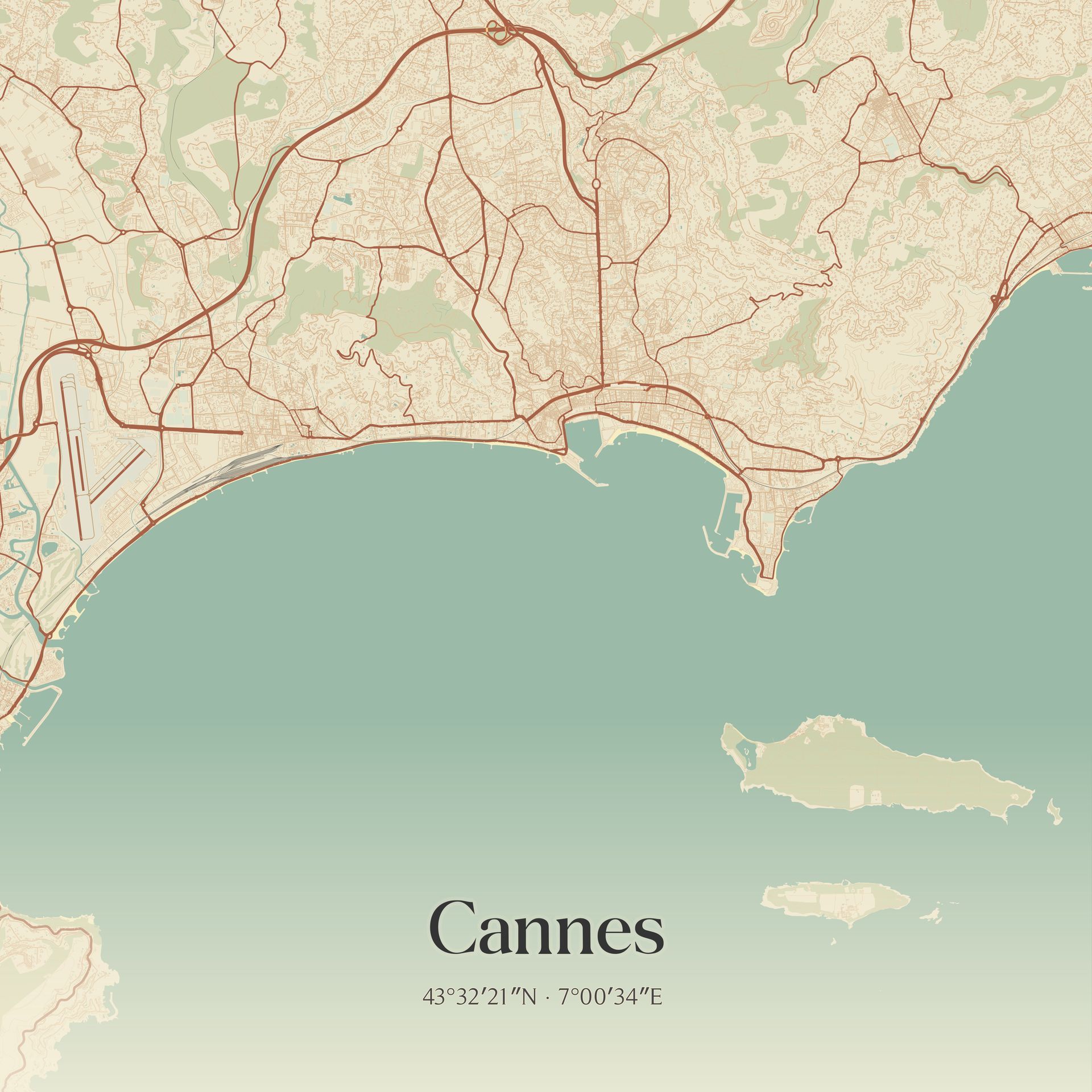 Carte Cannes