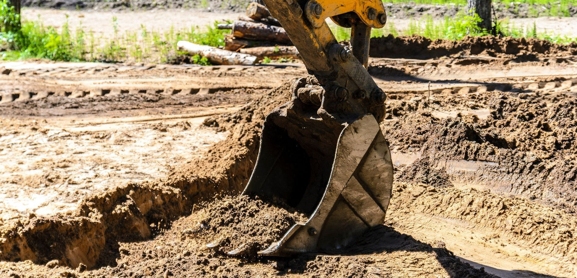 Un engin de chantier
