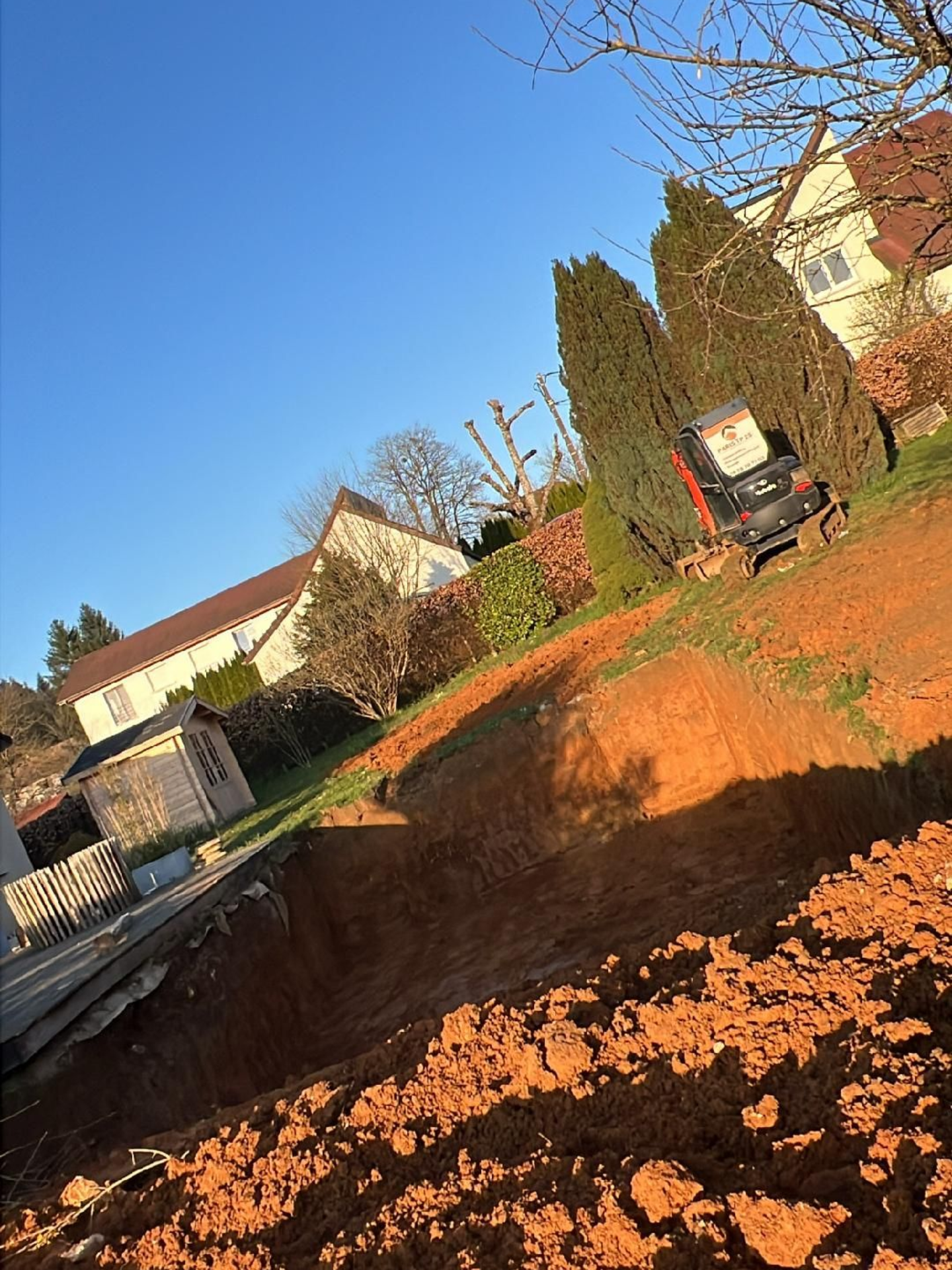 Un engin de chantier