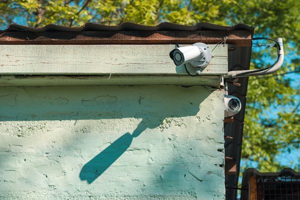 Caméra de surveillance en extérieur