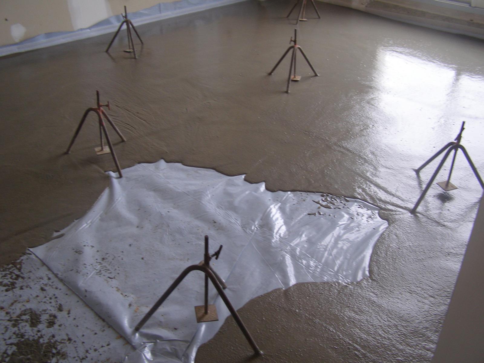 Chape Fluide sur Isolant