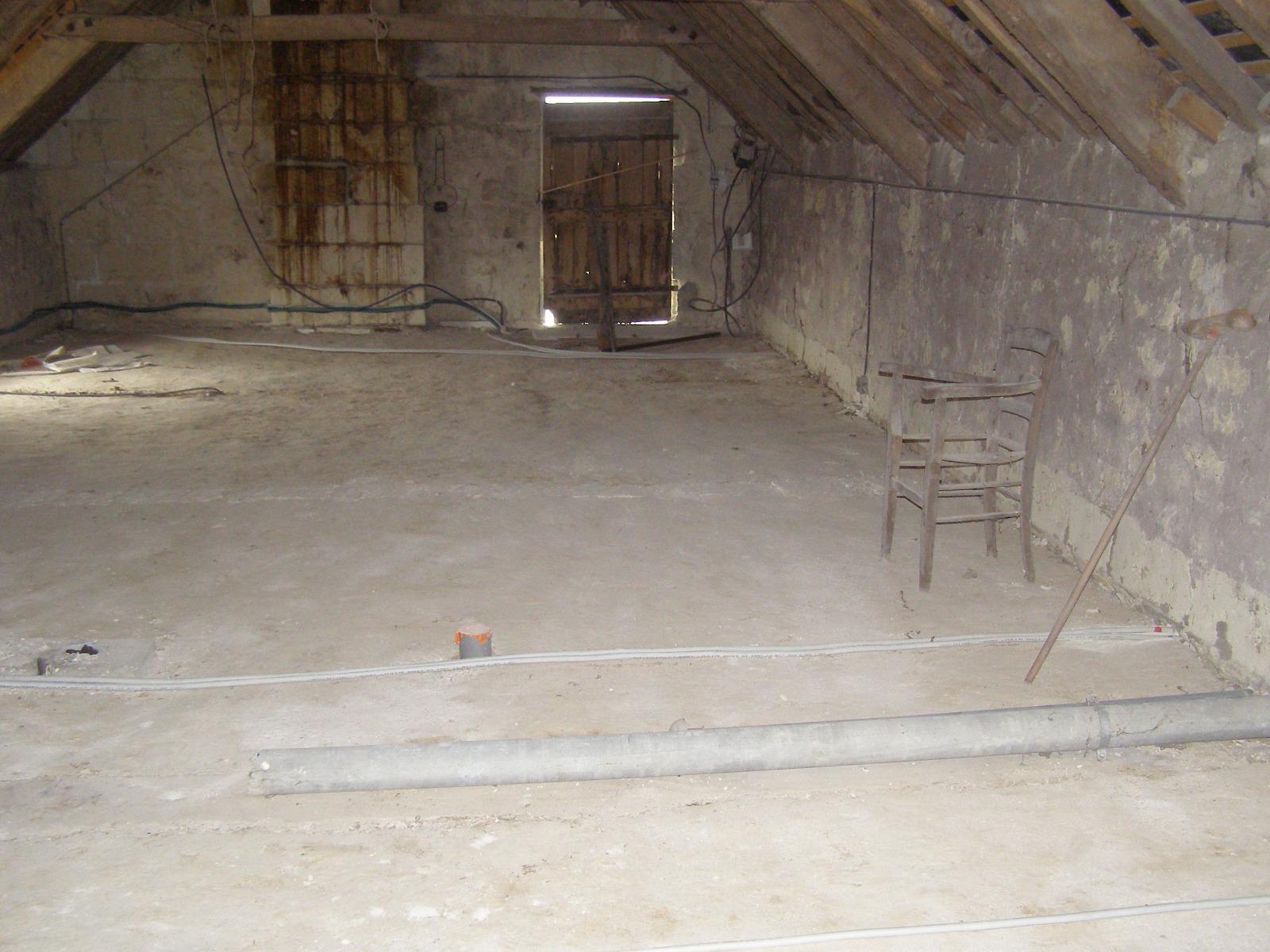 Avant Béton Allégé plancher dans les étages