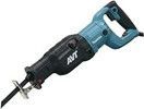 Se muestra una sierra alternativa Makita sobre un fondo blanco.