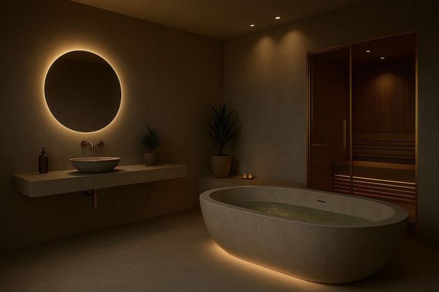 Fugenoses Bad Hamburg, Luxusbad, Home SPA