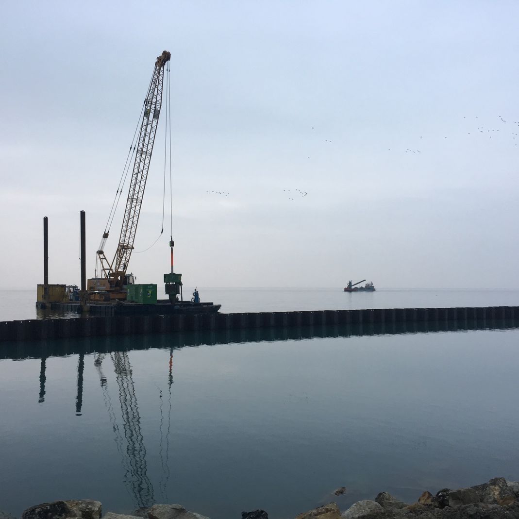 Agrandissement du port de Rolle
