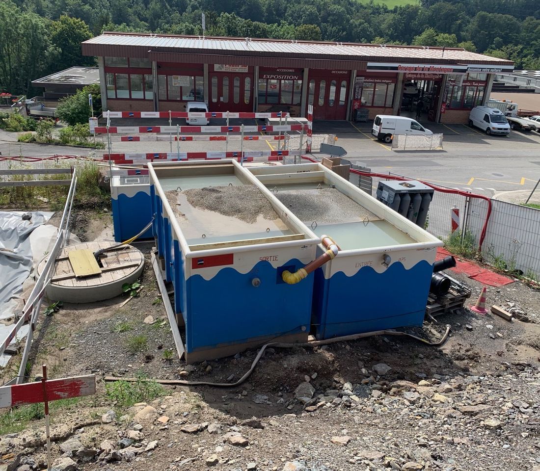 Gestion des eaux de chantier
