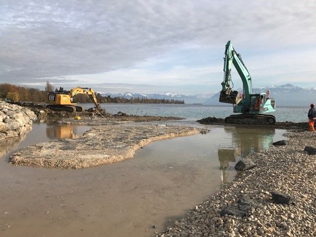 Communes de Préverenges et de Morges - Renaturation de l’embouchure du Bief
