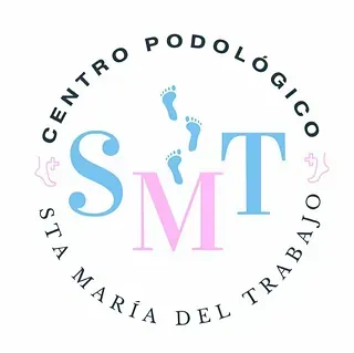Logo for Centro Podológico Sta. María del Trabajo, with initials 