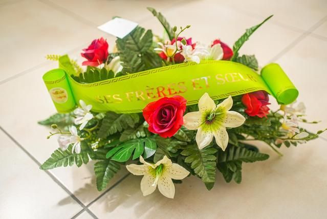 Des fleurs funéraires