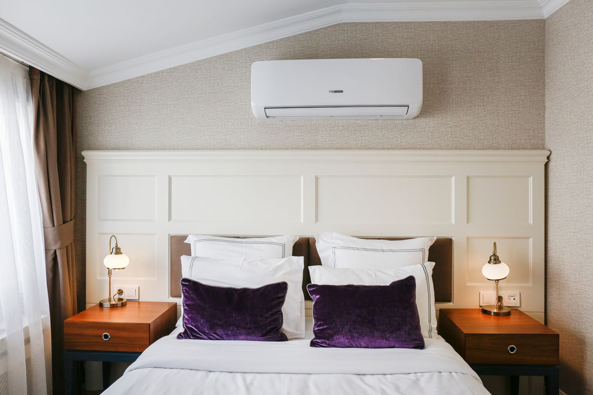 Chambre avec une climatisation