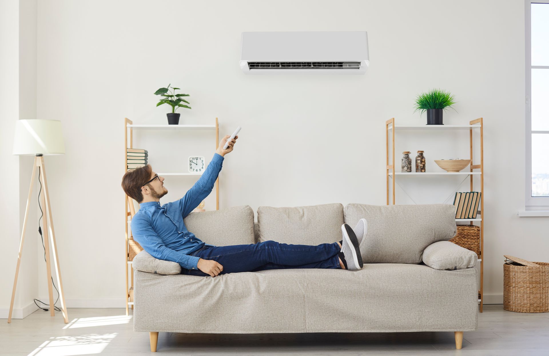 Climatisation dans une maison