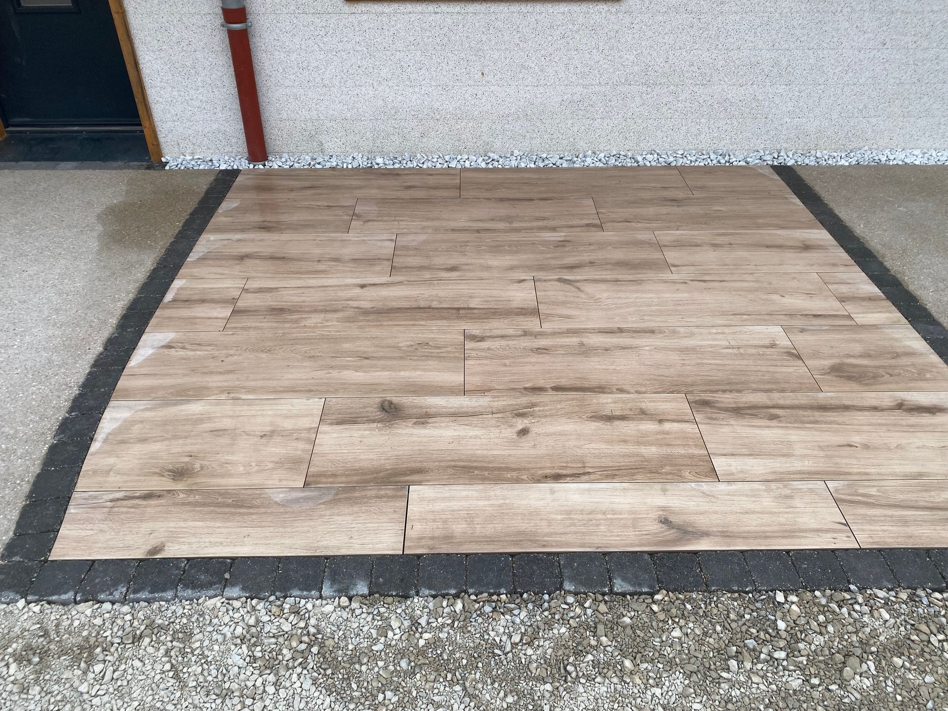 Construction d'une terrasse