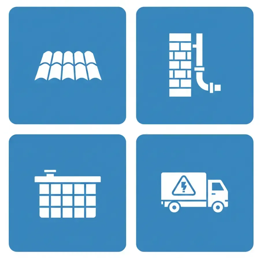 servicios desamiantado Gijón bajantes y cubiertas