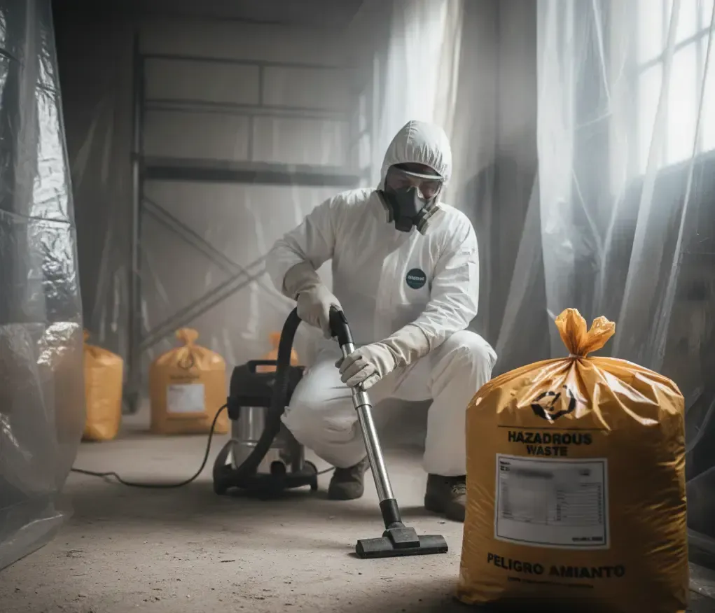 protocolo seguridad desamiantado Gijón encapsulado uralita