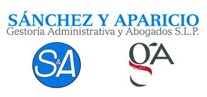 A logo for sanchez y aparicio gestoria administrativa y abogados s.l.p.