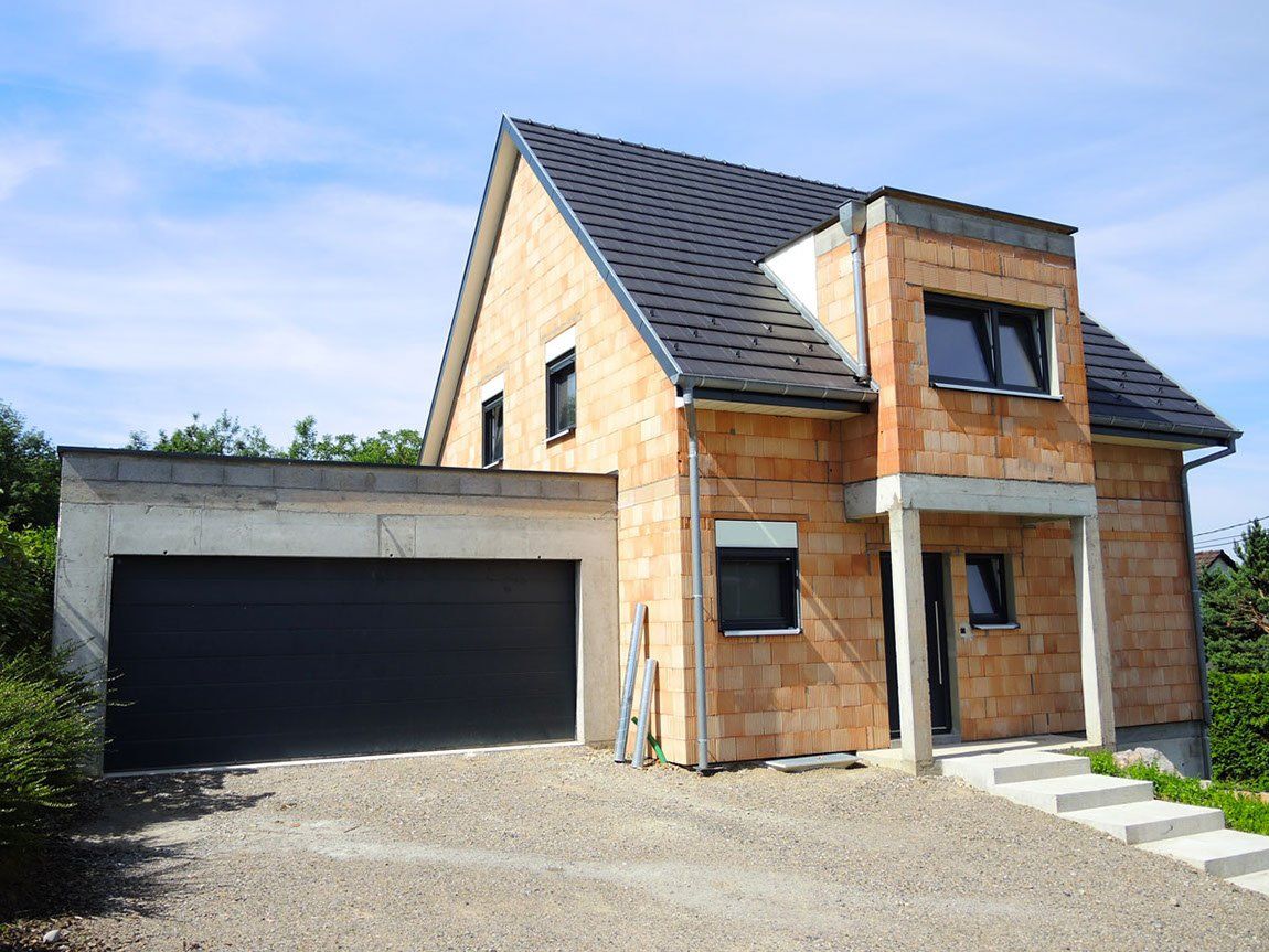 maison avec garage accolé à brunstatt
