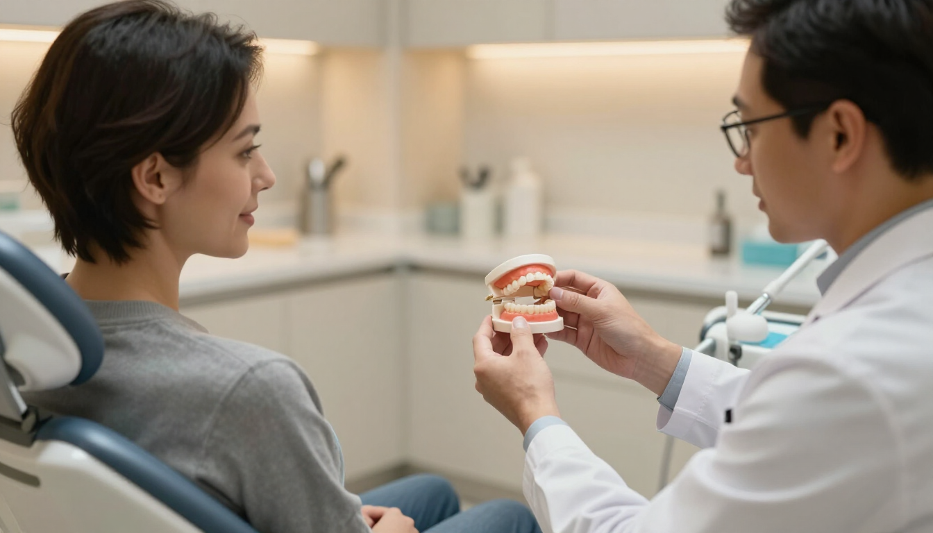 Dentista con paciente