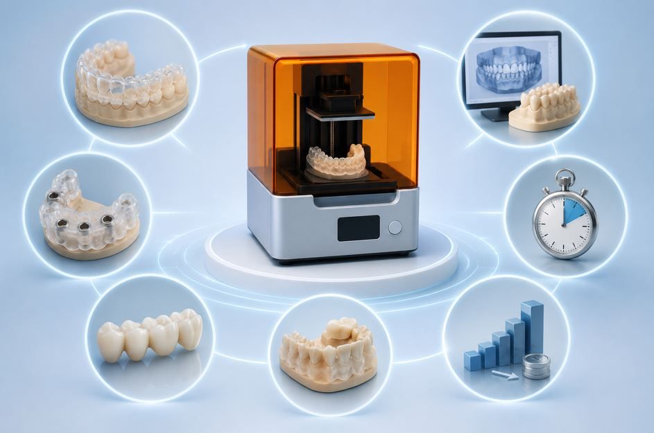 Impresora dental 3D compacta