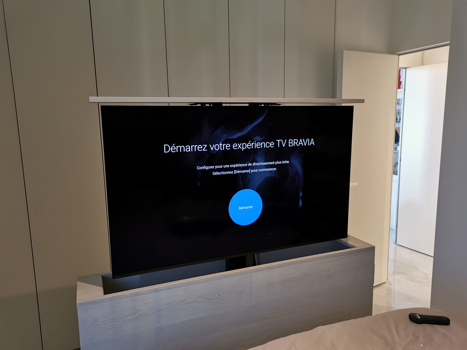 TV BRAVIA incrustée