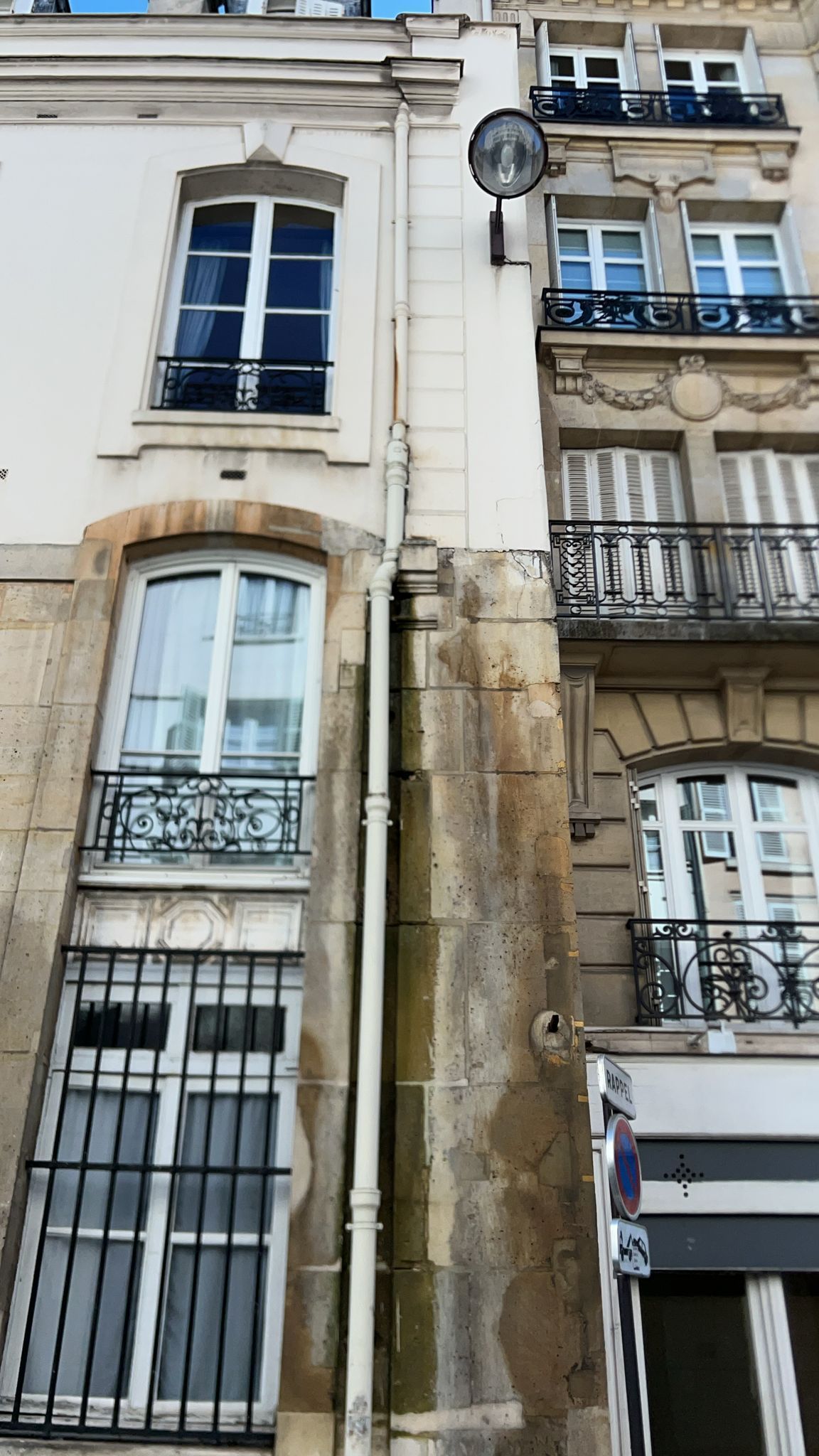 Façade ayant bénéficié de travaux de reprise de maçonnerie