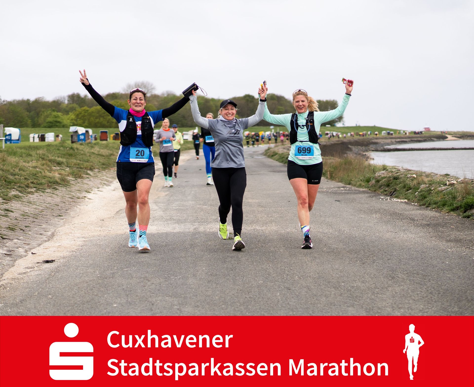 The cuxhavener stadtsparkassen marathon is being held in germany