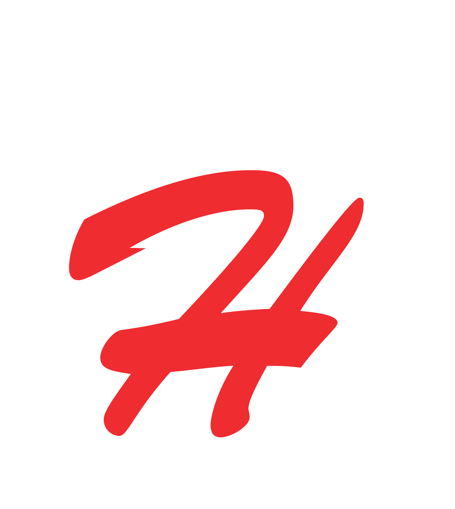 Lettre « H » stylisée rouge.