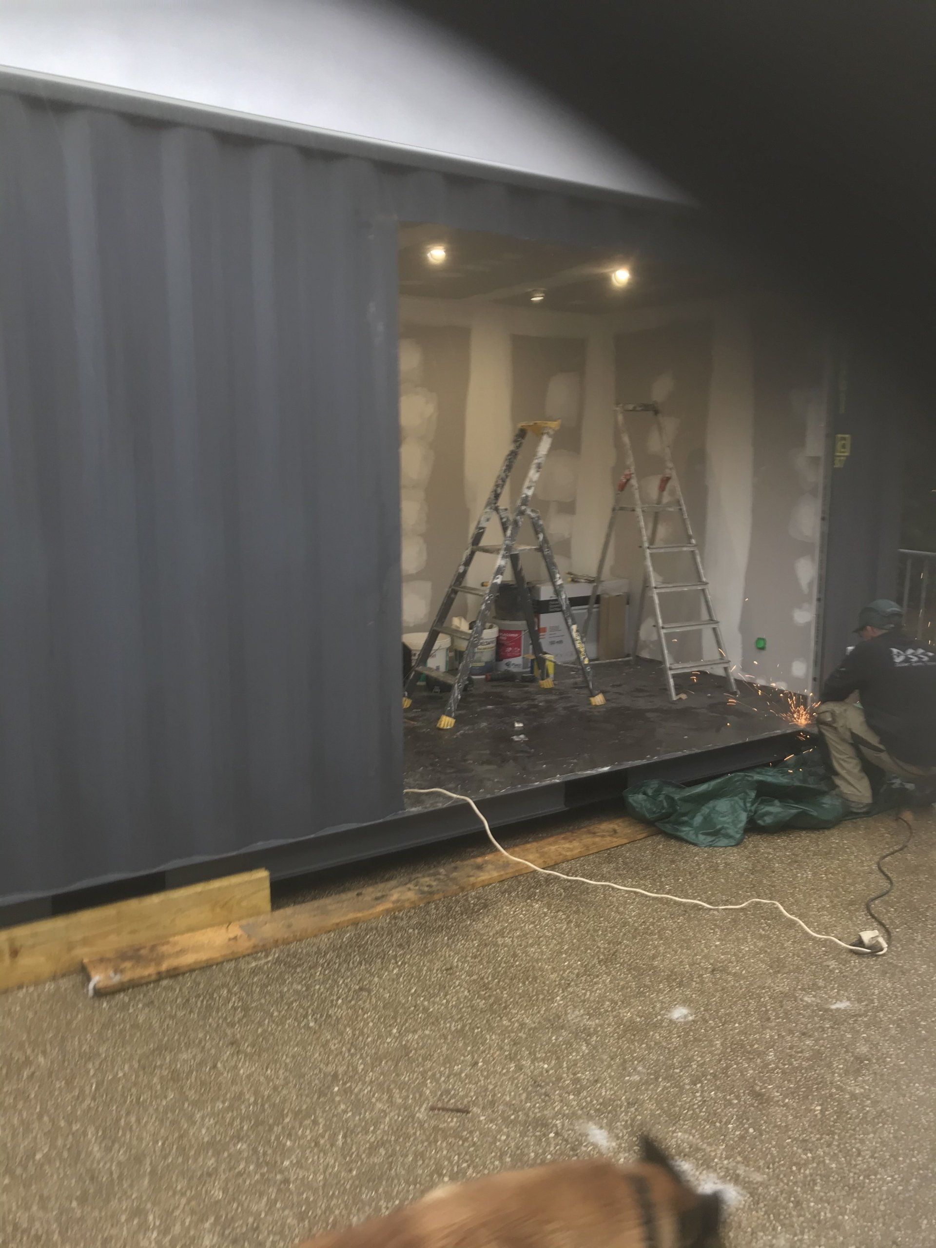 Travaux d'aménagement