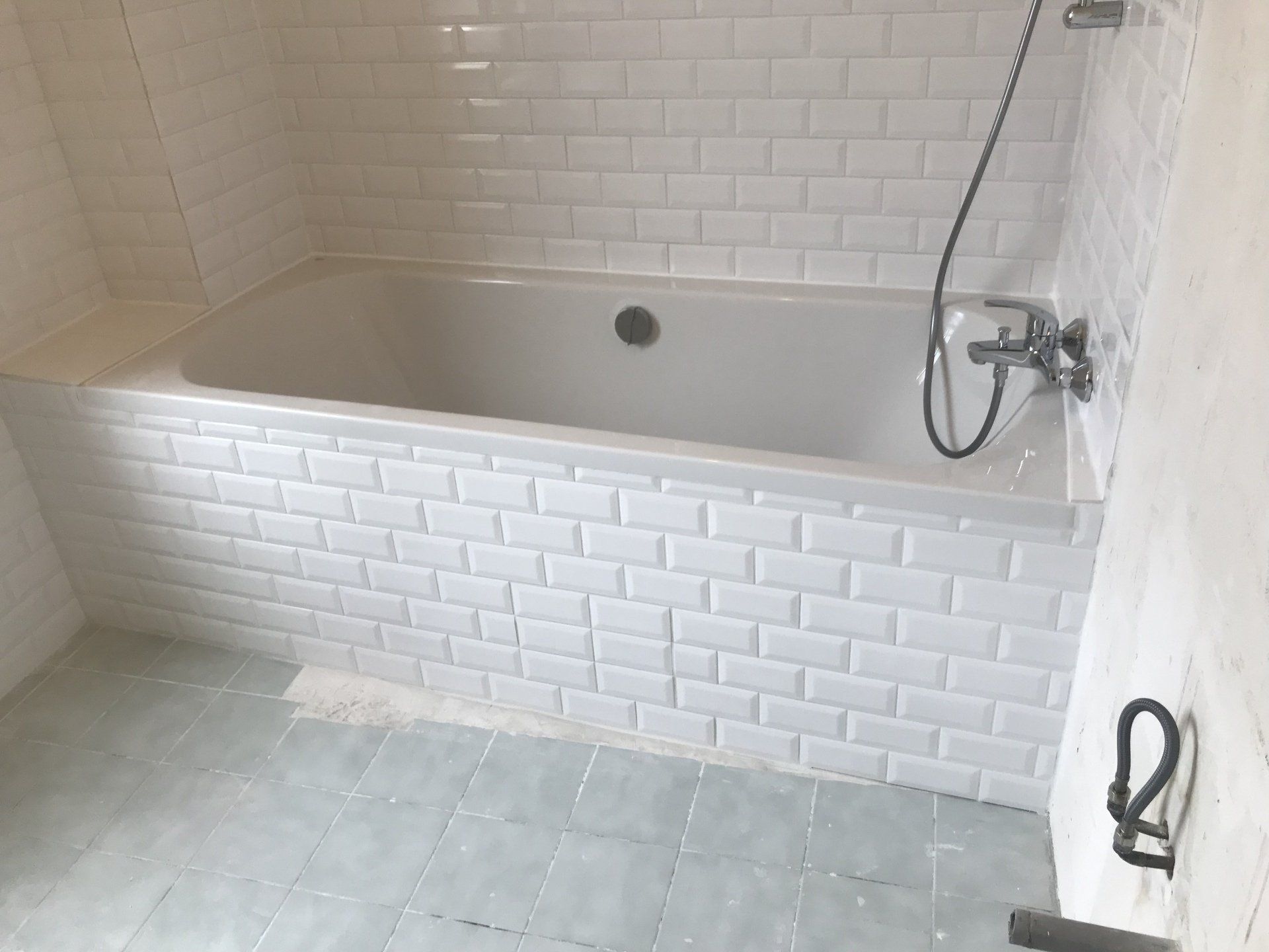 Installation de baignoire