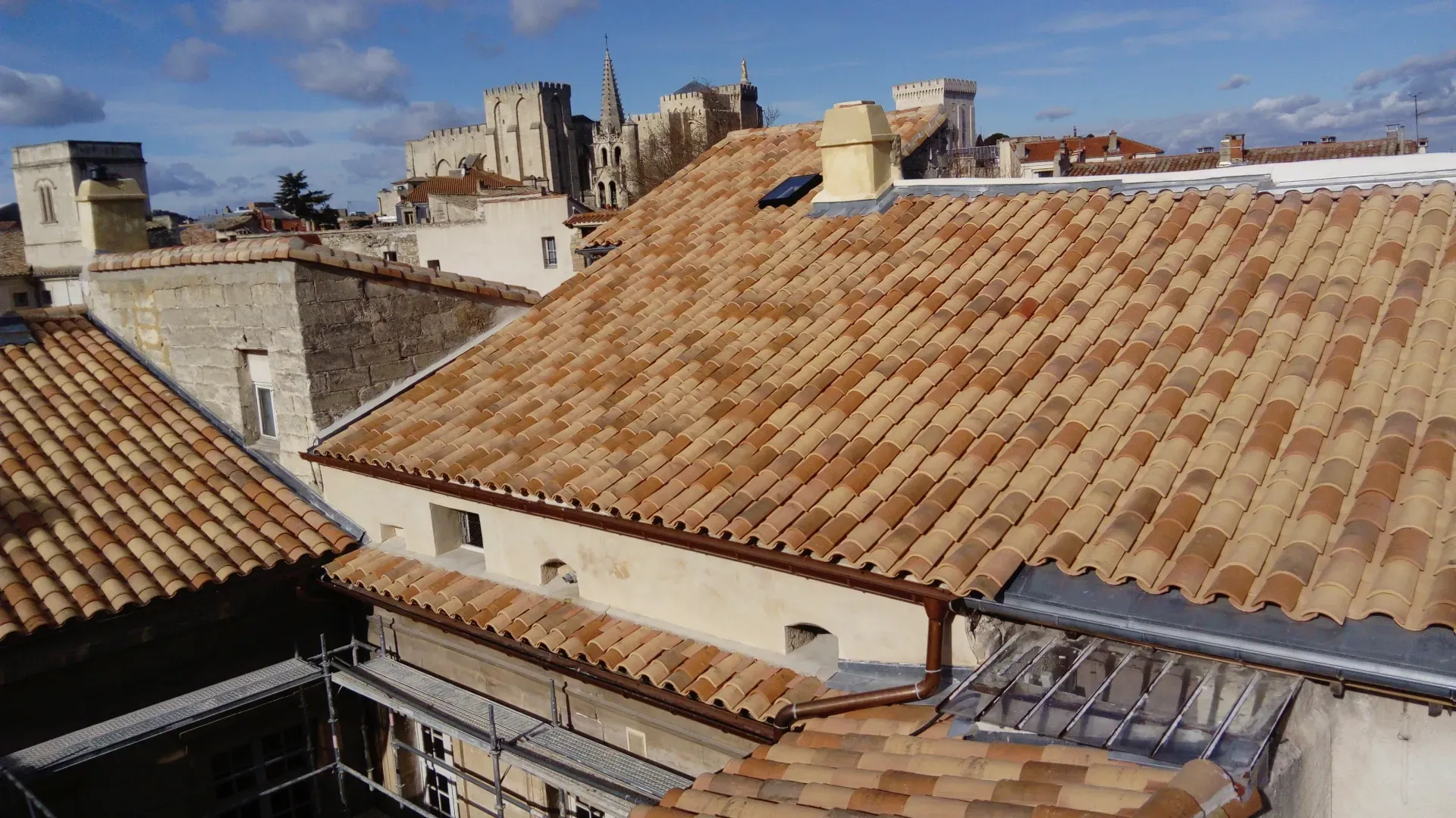 Réfection complète d'une toiture en tuile