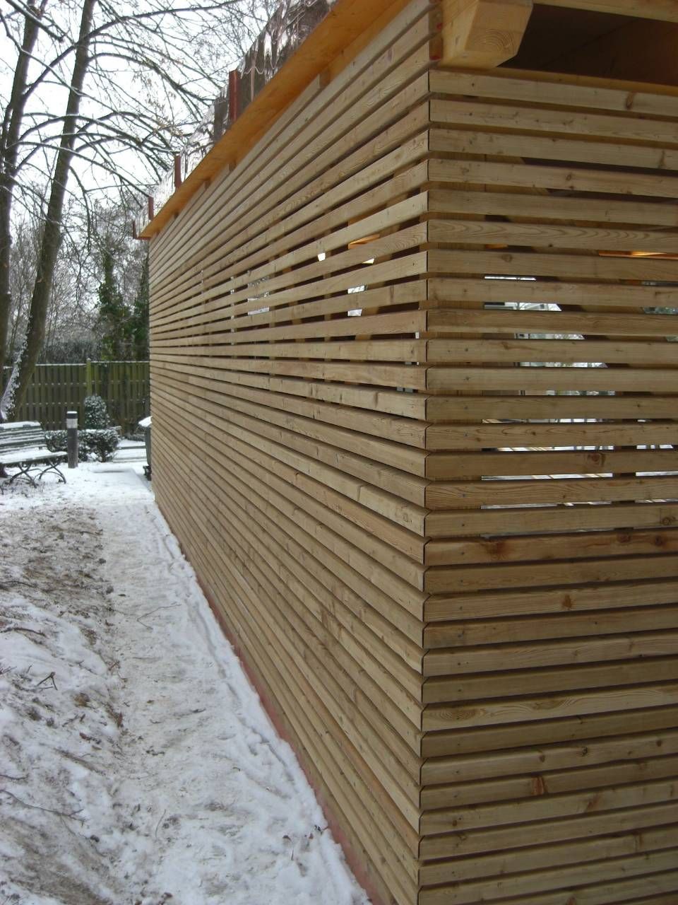 Holzfassade von Thomas Bier Zimmergeschäft