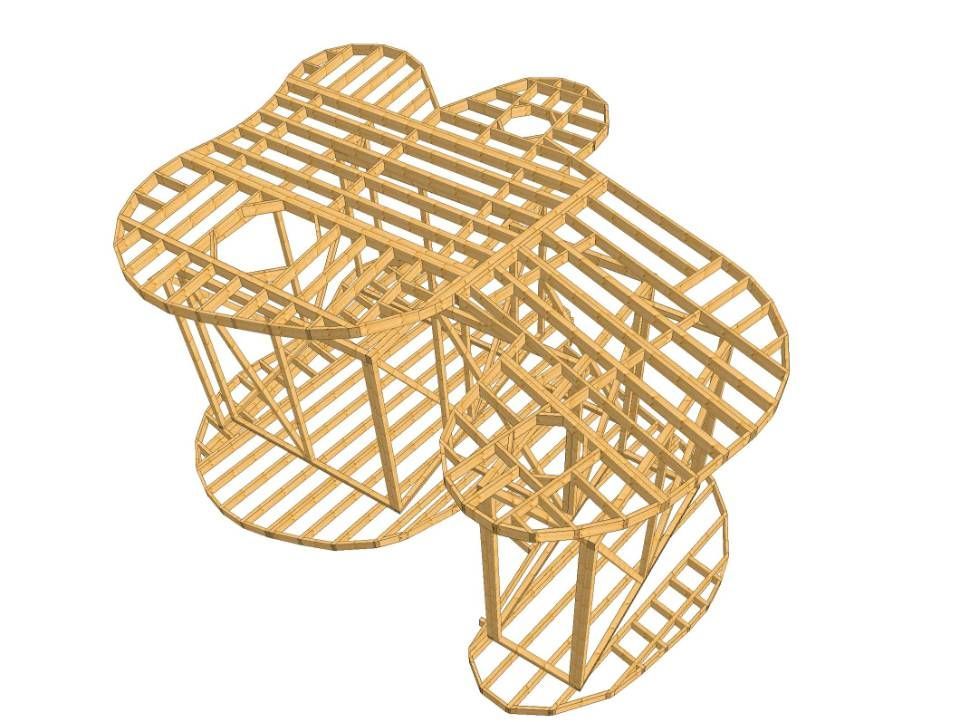 Holzkonstruktion von Thomas Bier Zimmergeschäft