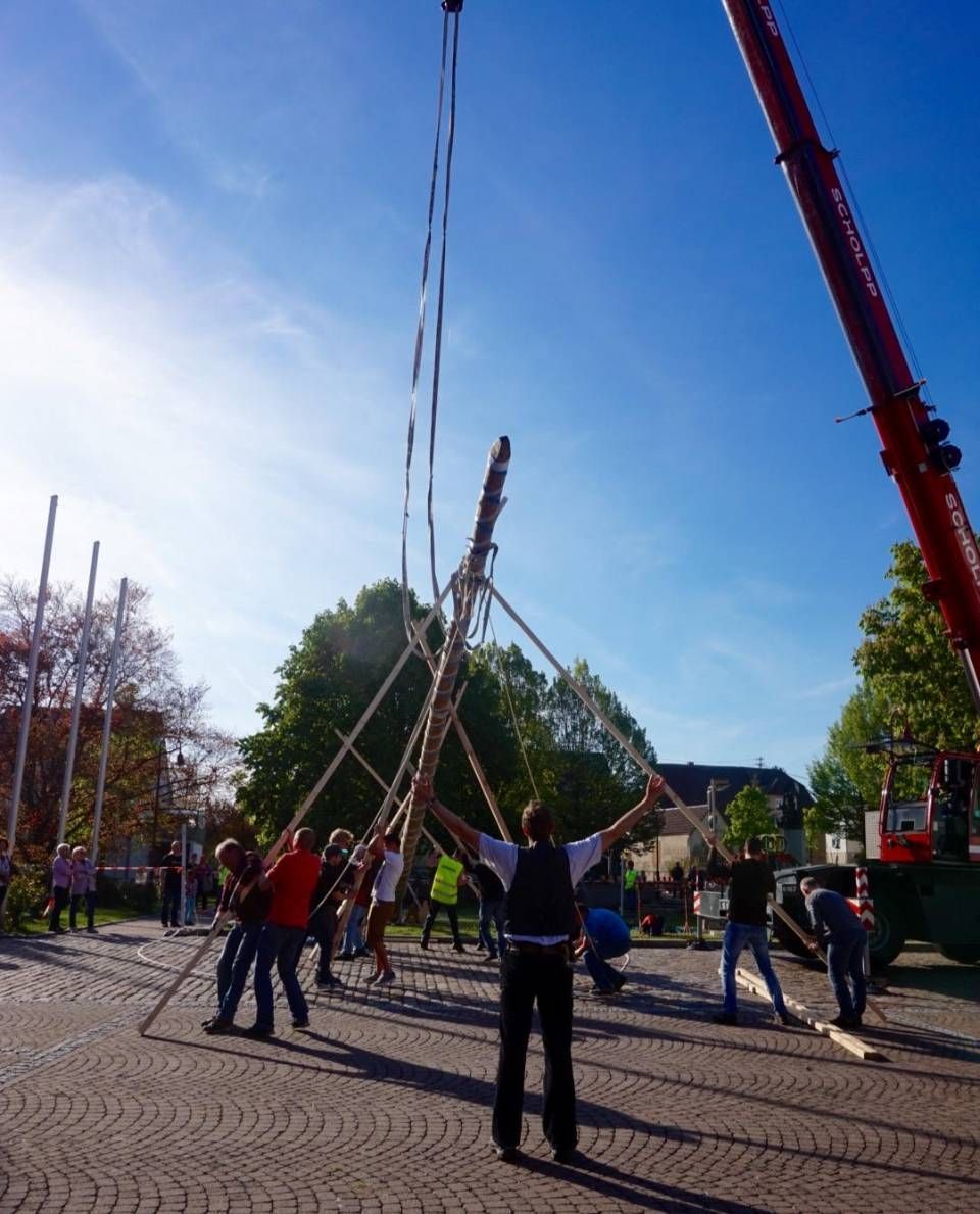 Maibaum von Thomas Bier Zimmergeschäft
