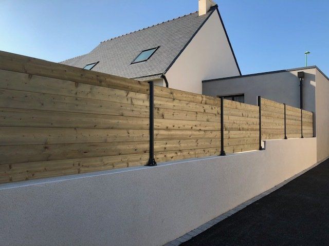 Clôture bois traité classe IV