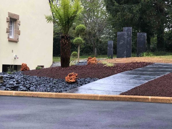 Enrobé donnant la chaussée