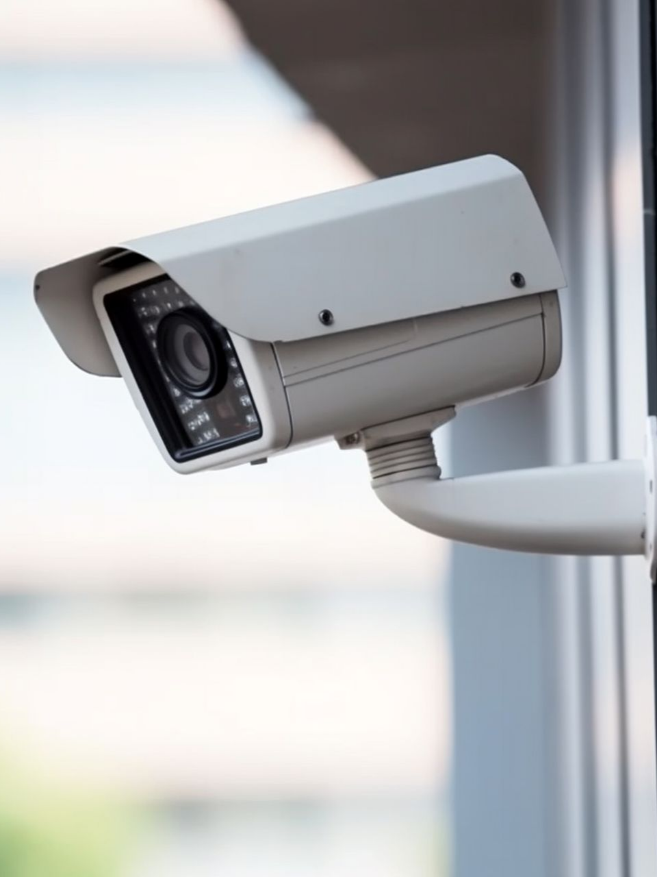 Caméra de surveillance murale