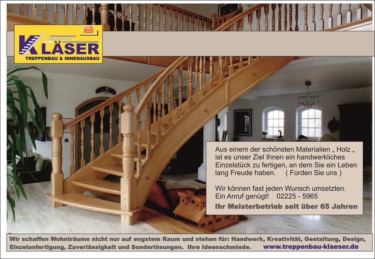 Ein Bild einer Holztreppe mit dem Wort Laser darauf