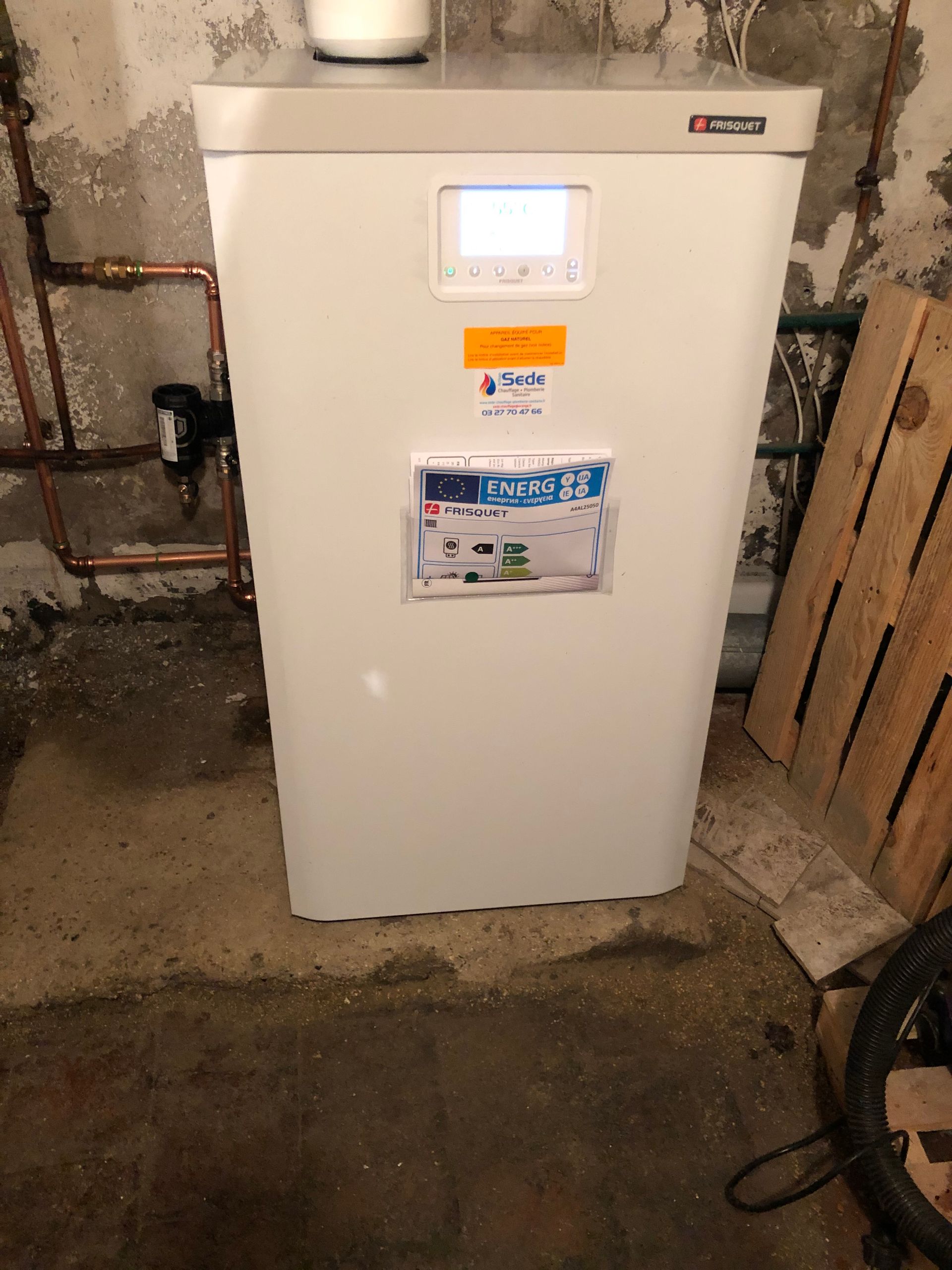 Chaudière Friquet Cambrai Douai