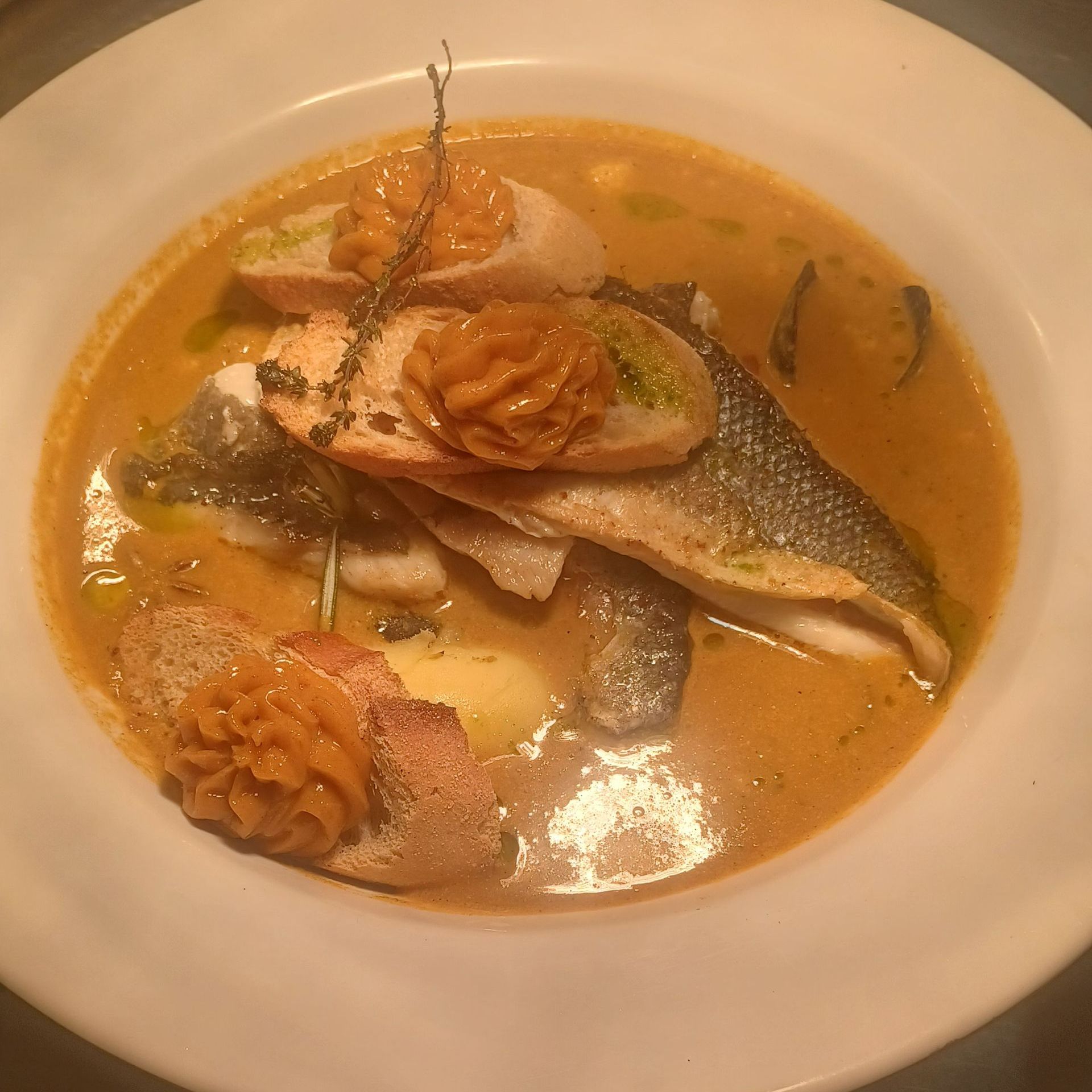 Plat à base de poisson