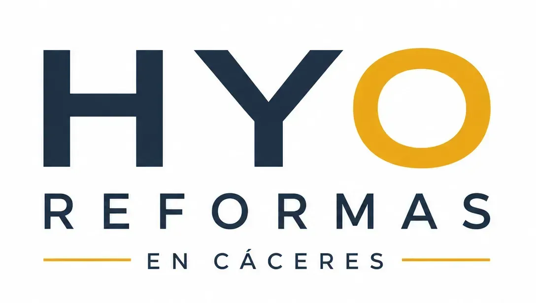 Logotipo HYO Reformas en Caceres