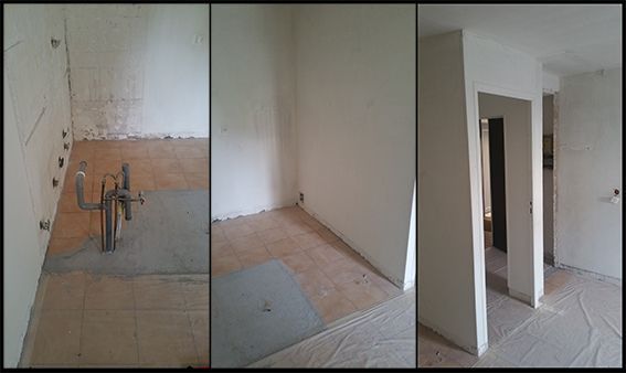 Montage d'une rénovation d'une pièce