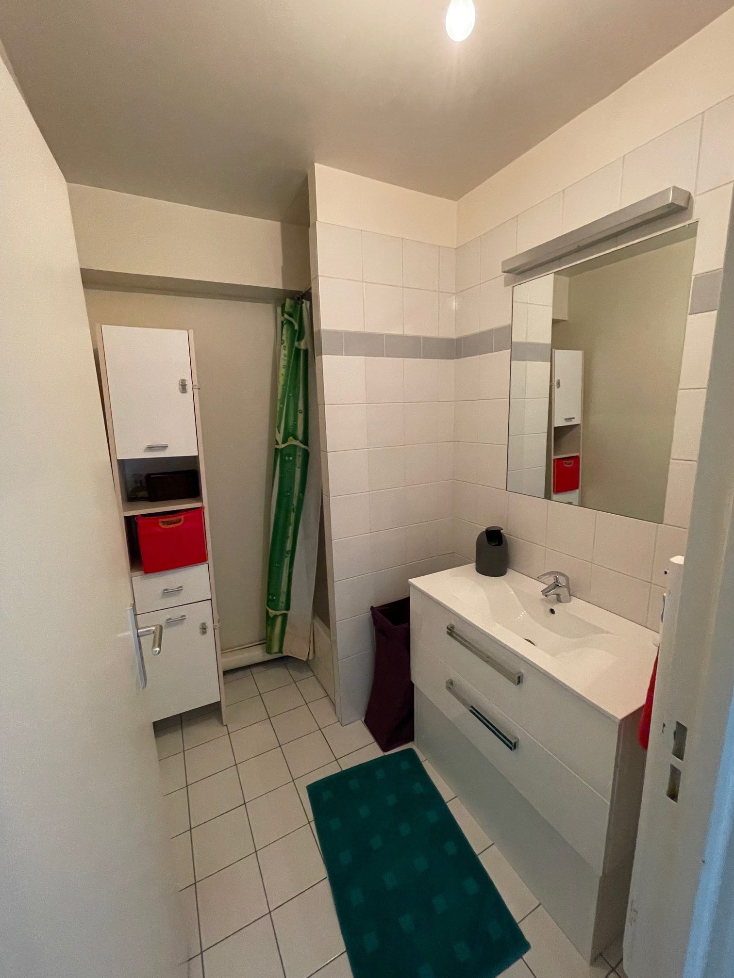 Salle de bains avant travaux du projet Hemery