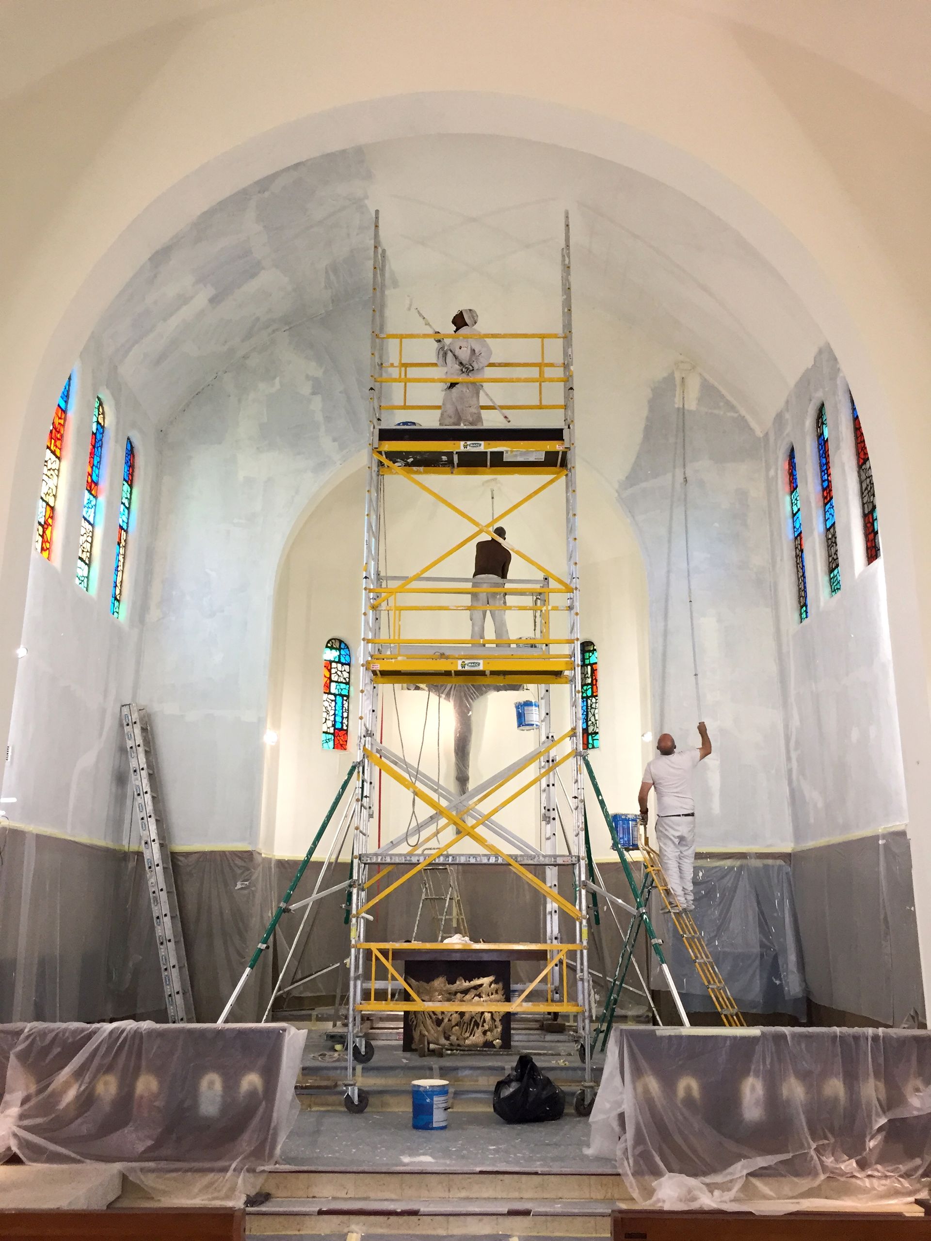 Rénovation d'une église 6